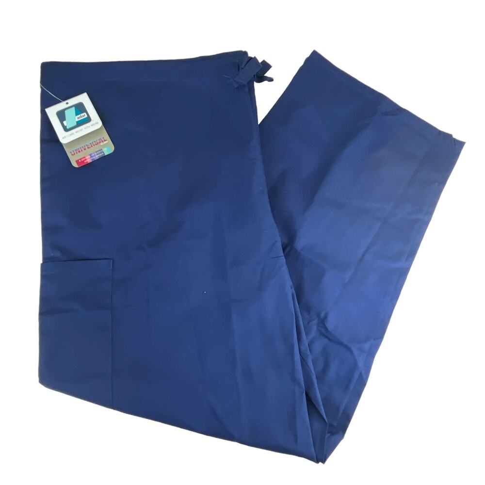 Adar Scrub Bottoms Unisex Size 3XL XXL NEW With Tags Cotton Polyester Blend Blue